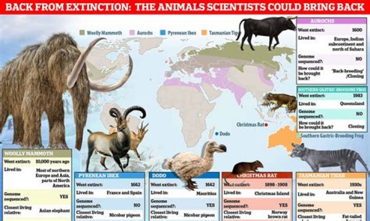 35 Extinct Animals That Should Be Cloned Back Into Existence