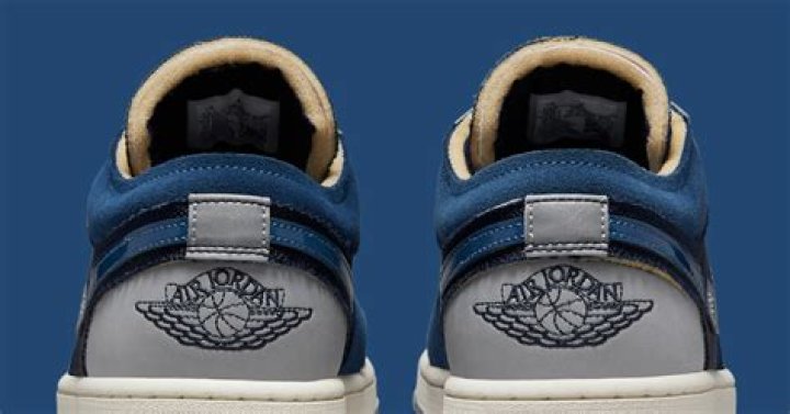 Air Jordan 1 Low "Craft" Gets Heavy Navy Colorway: Official Photos