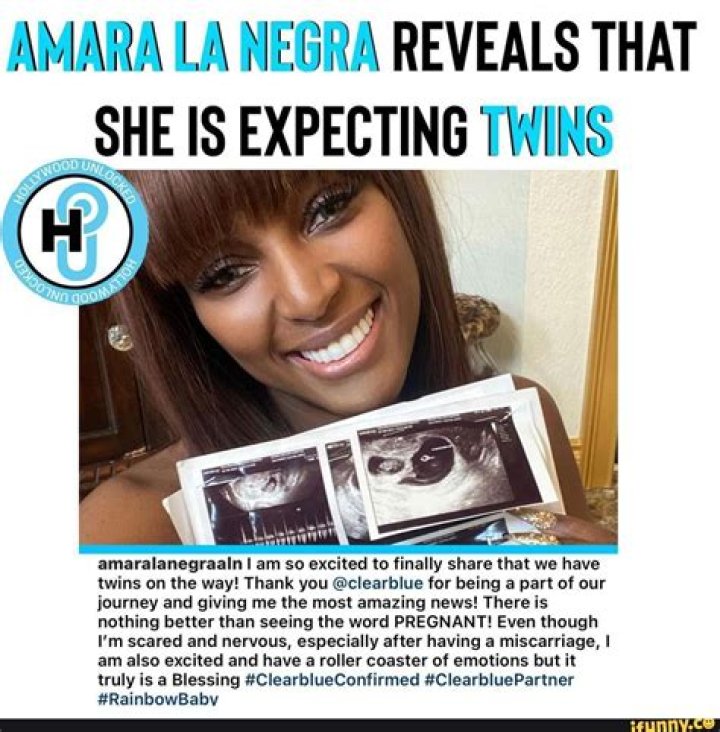 Amara La Negra Pregnant With Twins After Suffering Miscarriage