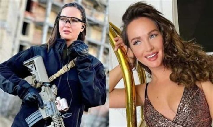
Anastasiia Lenna Former Miss Grand Ukraine Arms Herself To Defend Against Russia 