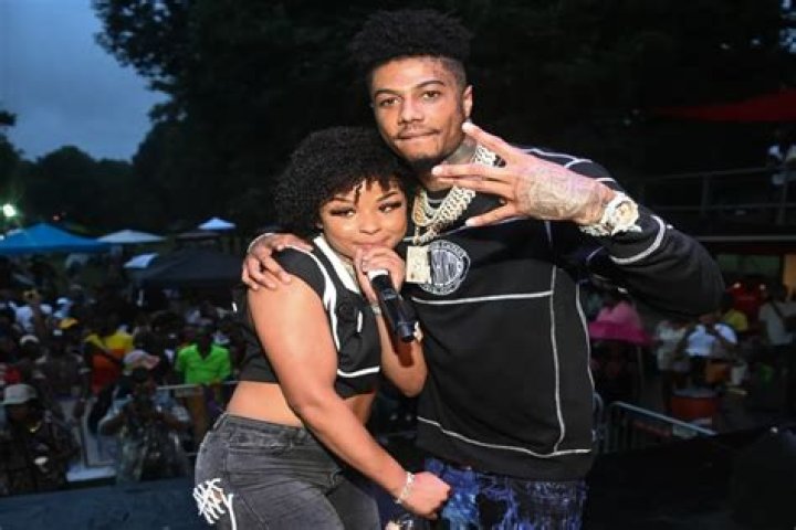 Blueface & Jaidyn Alexis Hold Hands In Cute Photos Taken After This Weekend's Concert