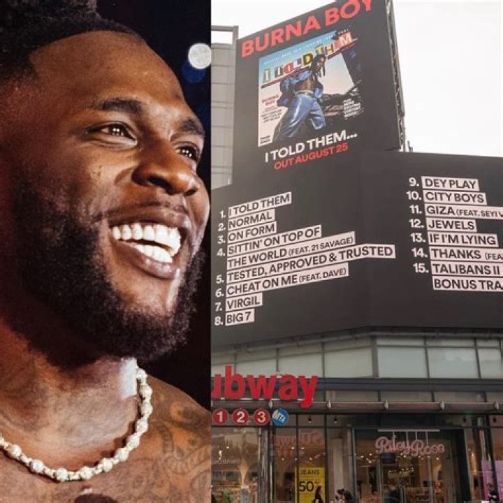 Burna Boy's "I Told Them" First-Week Sales Shock Social Media Users