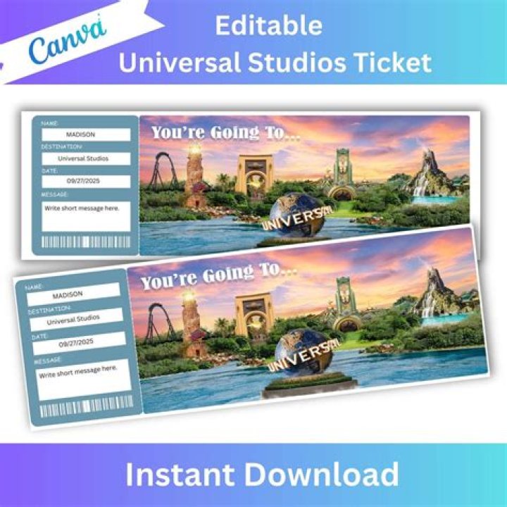 Can I change the name on a Universal Studios ticket?