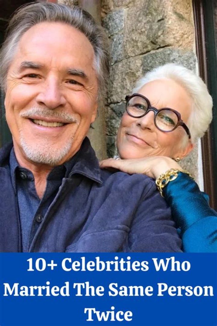 Celebs Who Married the Same Person Twice – Celebsgraphy