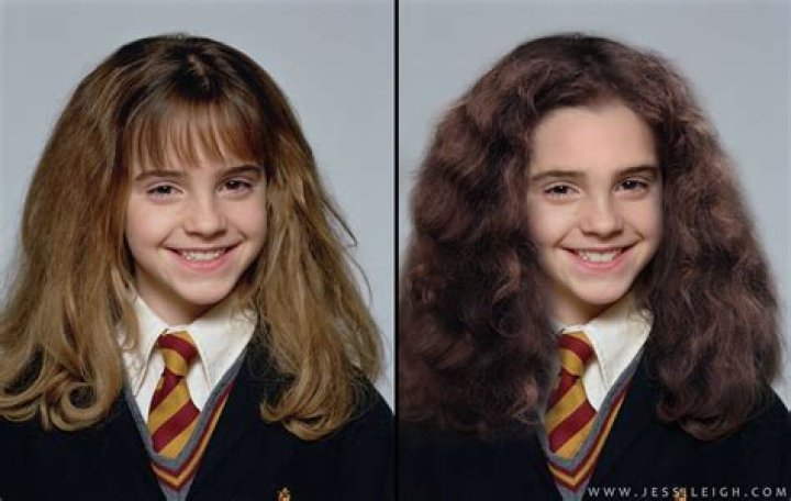 Does Hermione have curly hair?