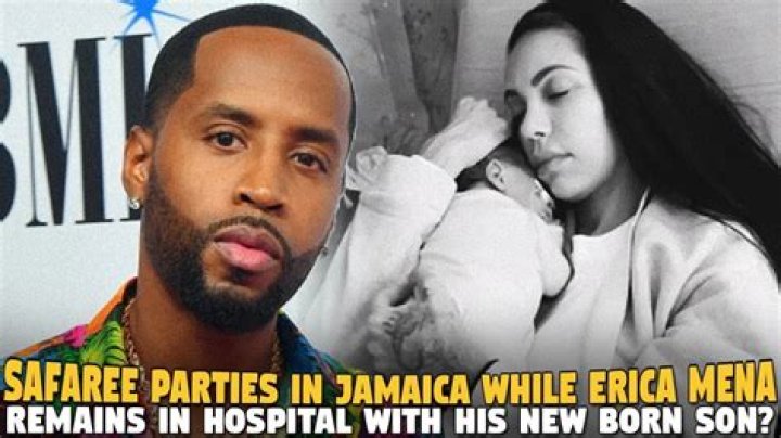 Erica Mena Is In Hospital With Newborn As Safaree Is Spotted Partying In Jamaica