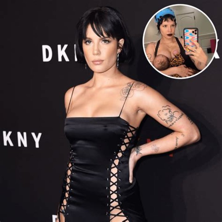 Halsey Goes Braless in Plunging Black Gown 3 Months After Giving Birth to Ender Ahead of ‘SNL’