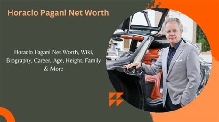 Horacio Pagani’s Net Worth, Age, Height, Weight, Wife, Kids, Bio-Wiki