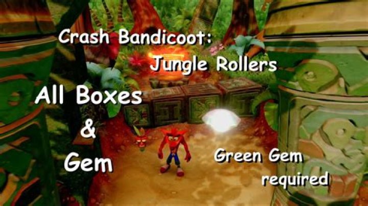 How do you get the 3 boxes in jungle rollers?