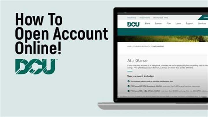 How long does it take to open a DCU account?