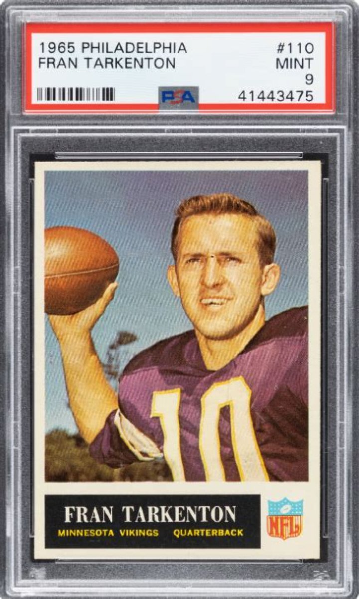 How much is a Fran Tarkenton rookie card worth?