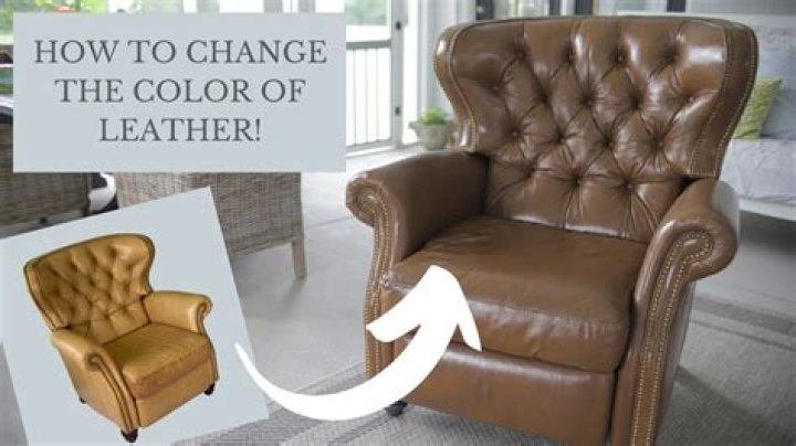 How to change leather color