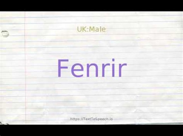 How to pronounce fenrir