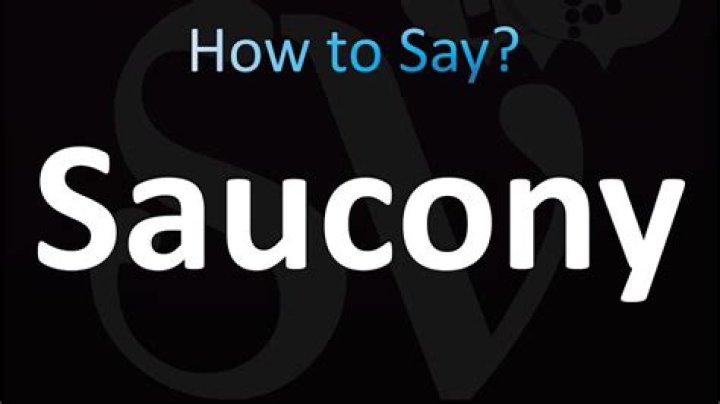 How to pronounce saucony