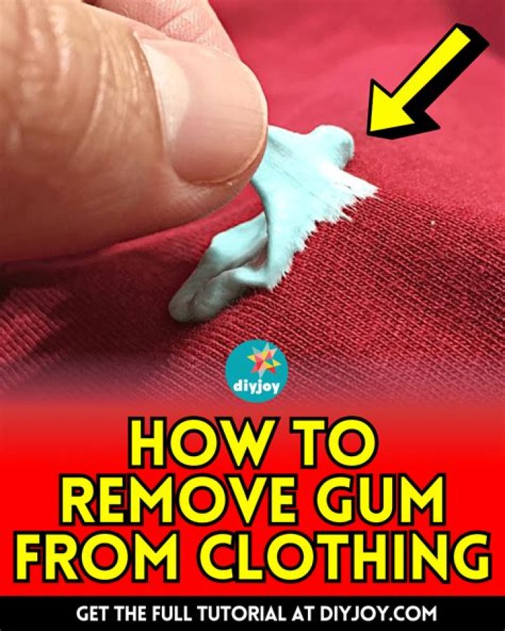 How to remove gum