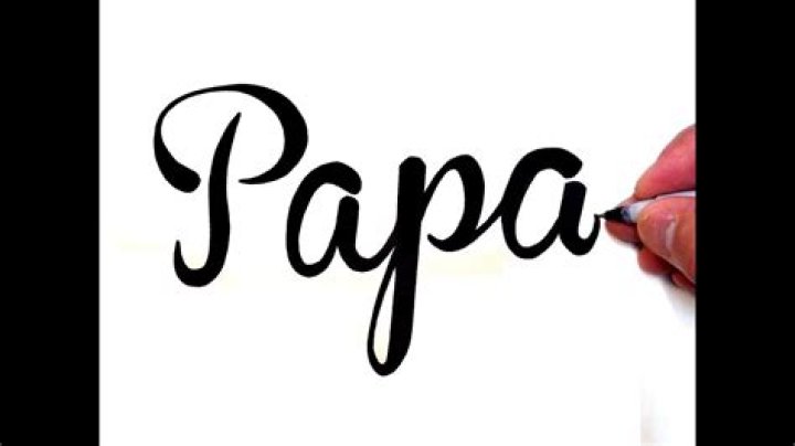 How to spell papa