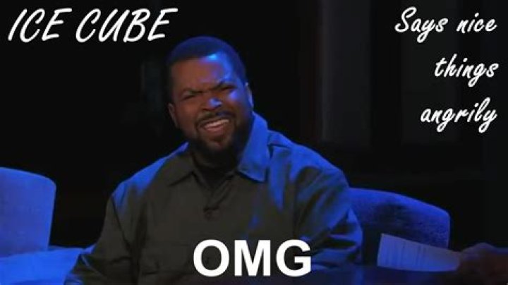 Ice Cube Says Nice Things Angrily