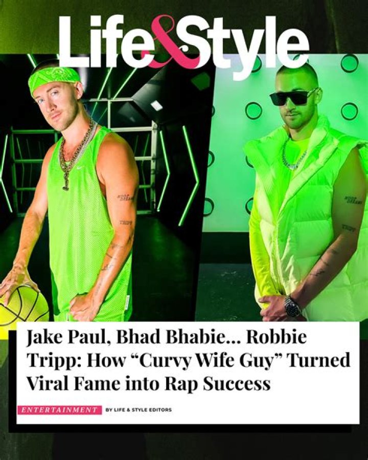 Jake Paul, Bhad Bhabie… Robbie Tripp: How “Curvy Wife Guy” Turned Viral Fame into Rap Success