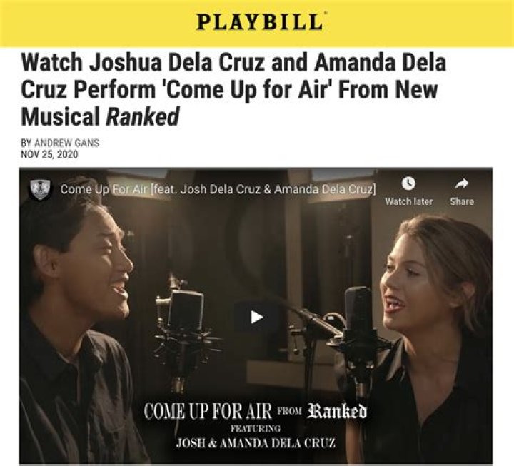 
Joshua Dela Cruz is Married to Wife, Amanda Dela Cruz since 2016 