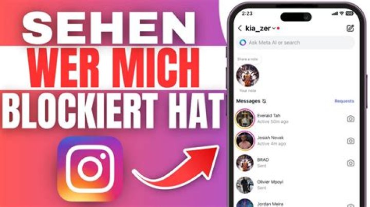 Kann ich sehen, wer mich auf Instagram blockiert hat?
