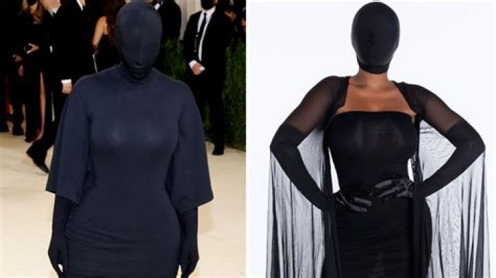 Kim Kardashian’s All-Black Met Gala Look Now a Sexy Halloween Costume With Bondage Head Mask