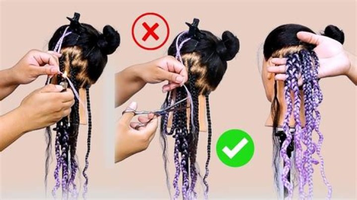 ¿Las trenzas de caja dañan el cabello?