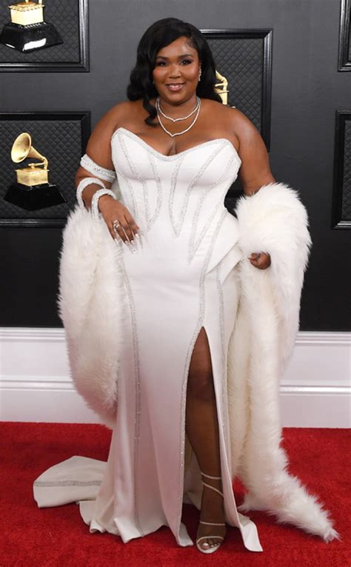 Lizzo Looks ~Good as Hell~ in a White Dress at the 2020 Grammys