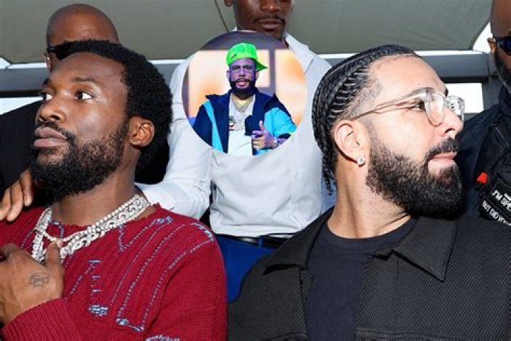 Meek Mill Flexes With Drake's OVO Chain In Series Of Photos