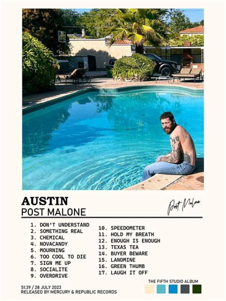 Post Malone Confirms "AUSTIN" Album Release Date & Tracklist