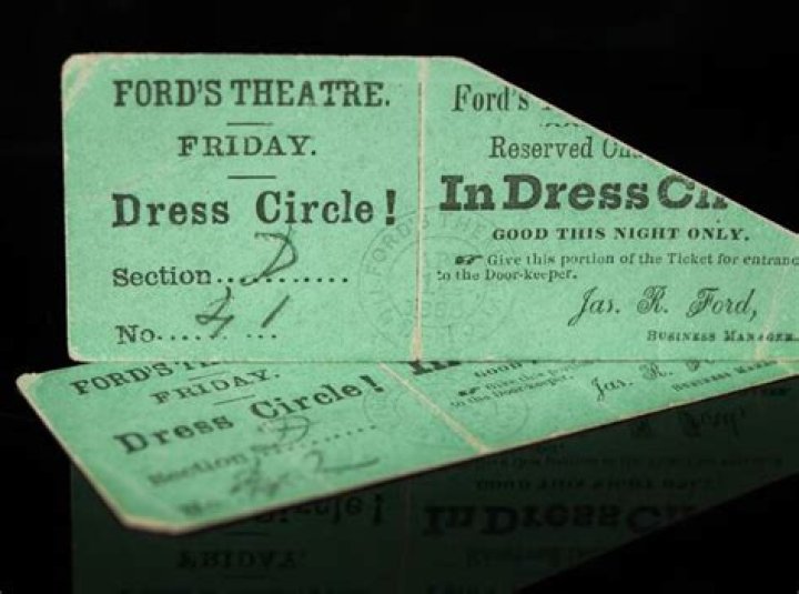 Rare Theatre Tickets From Lincoln Assassination Sold At Auction