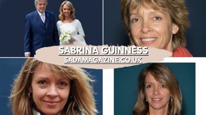 Sabrina Guinness biografía, edad, altura, esposa, net worth, familia