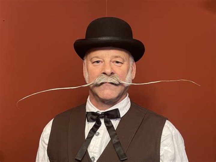 See The Longest Mustache Record-Holder In All His Glory