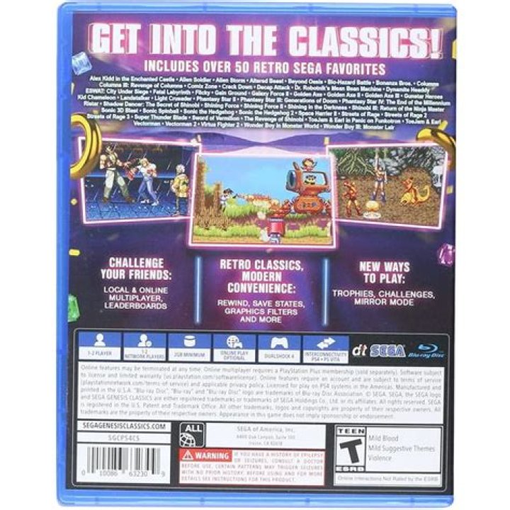 "Sega Genesis Collection" Packages Over 50 Classic Games For Xbox One & PS4