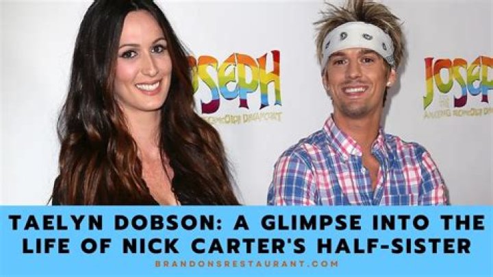 Taelyn Dobson Bio, Wiki – Stepsister Of Nick Carter
