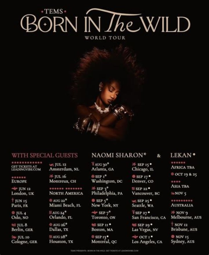 Tems Tour 2024: Dates, Tickets & More