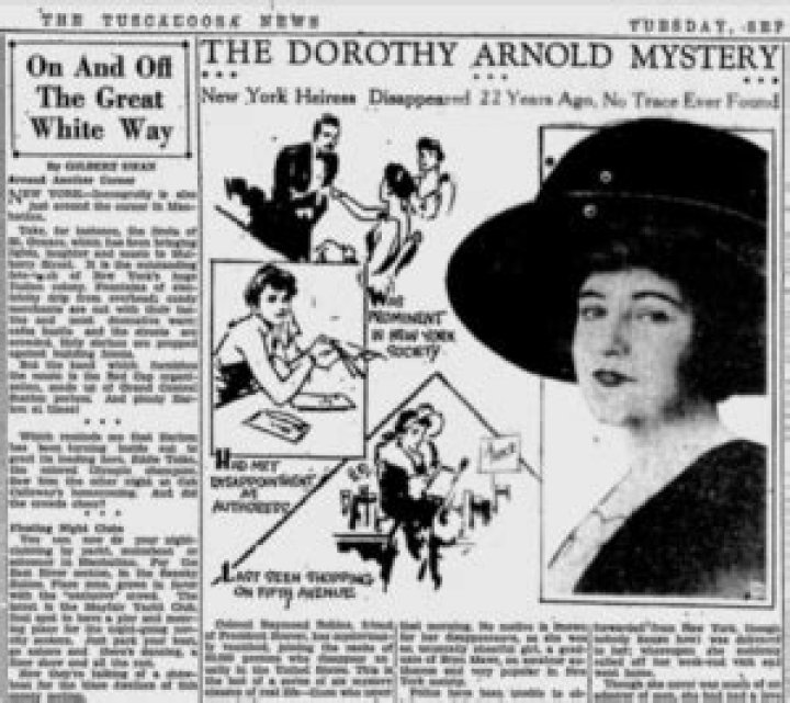 The Case Of Dorothy Arnold, The New York Socialite Who Vanished