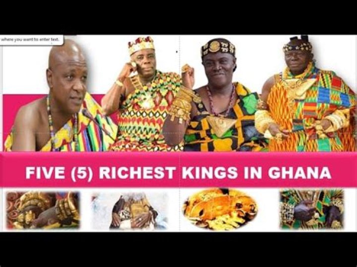 Top 5 Richest Kings in Ghana