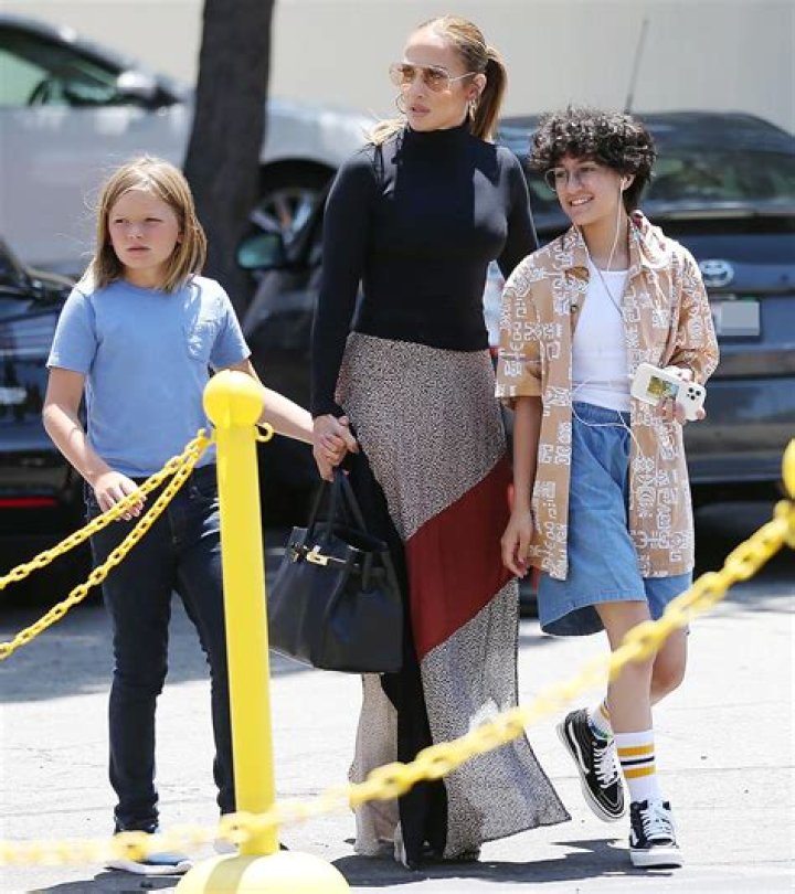 Trendy and Edgy! Jennifer Lopez and Emme Muniz Show Off Their Opposite Summer Styles on L.A. Outing