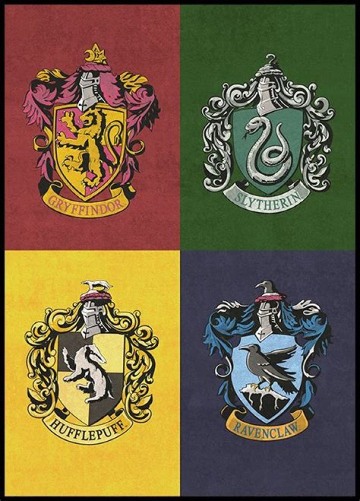 What are the 4 house colors in Harry Potter?