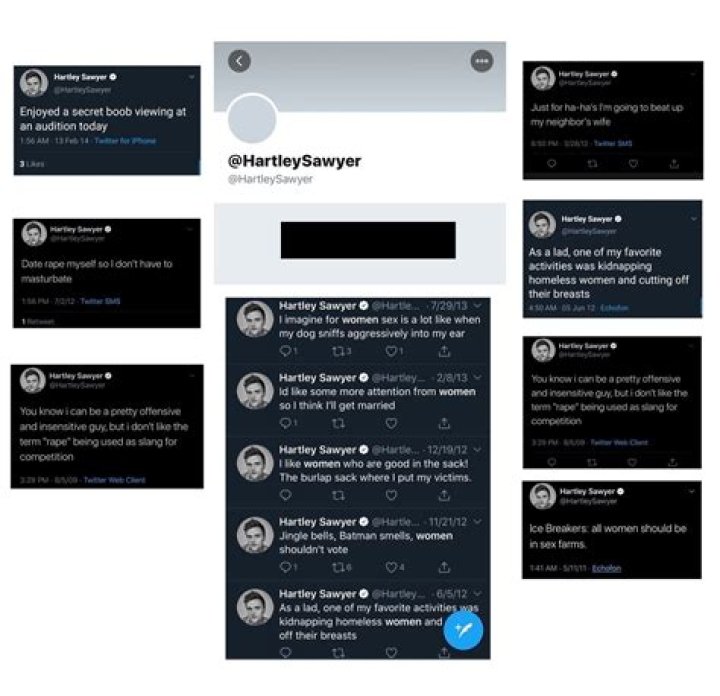 What did Hartley Sawyer say? – Celebrity.fm – #1 Official Stars, Business & People Network, Wiki, Success story, Biography & Quotes