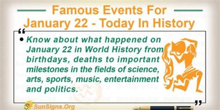 What Happened On January 22nd