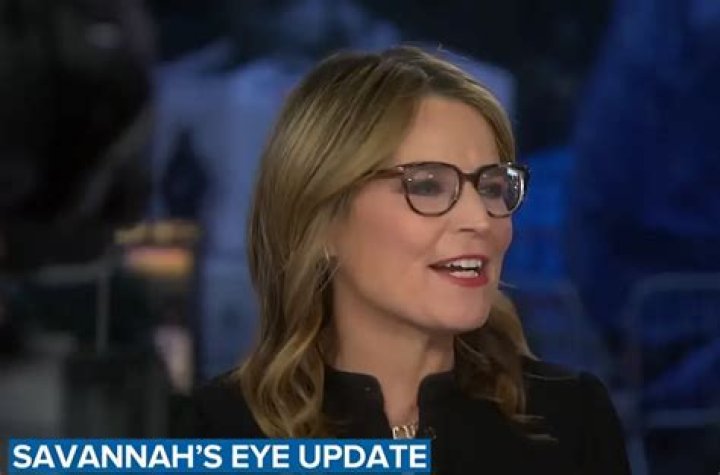 Why is Savannah Guthrie wearing glasses again?